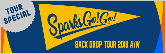 SPARKS GO GO BACK DROP TOUR 2018 A/W TOUR SPECIAL